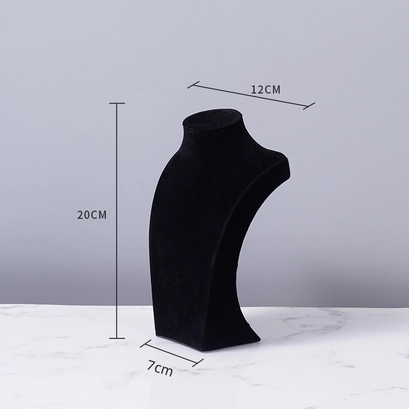 1 Piece Velvet Minimalist Solid Color Jewelry Display