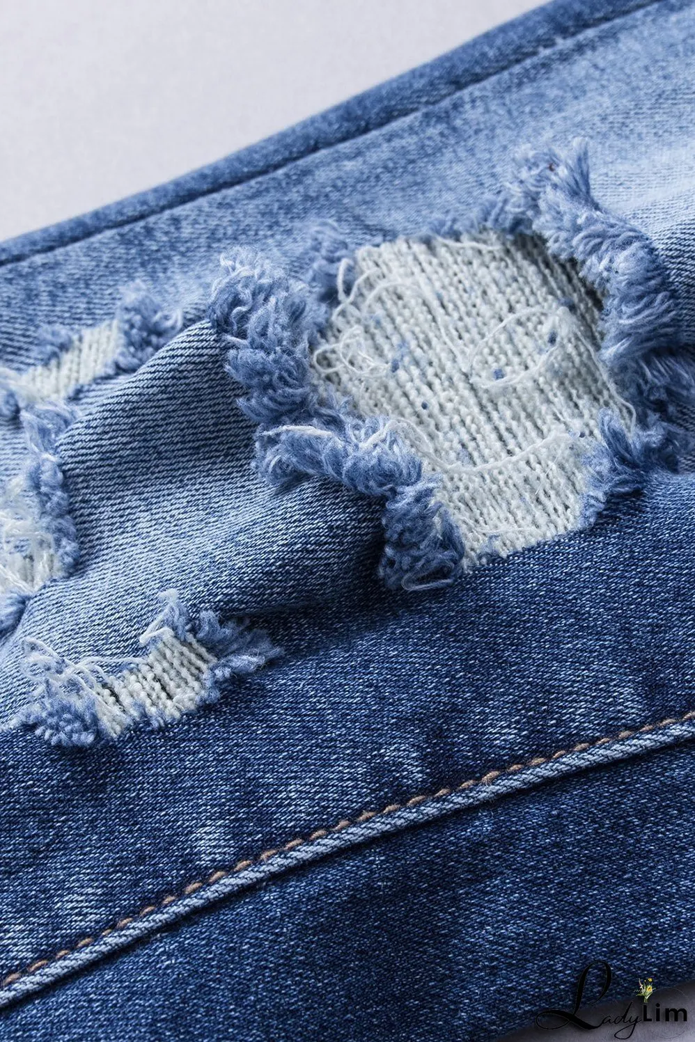 Stylish Women's High-Waisted Bootcut Flare Jeans with Side Pockets