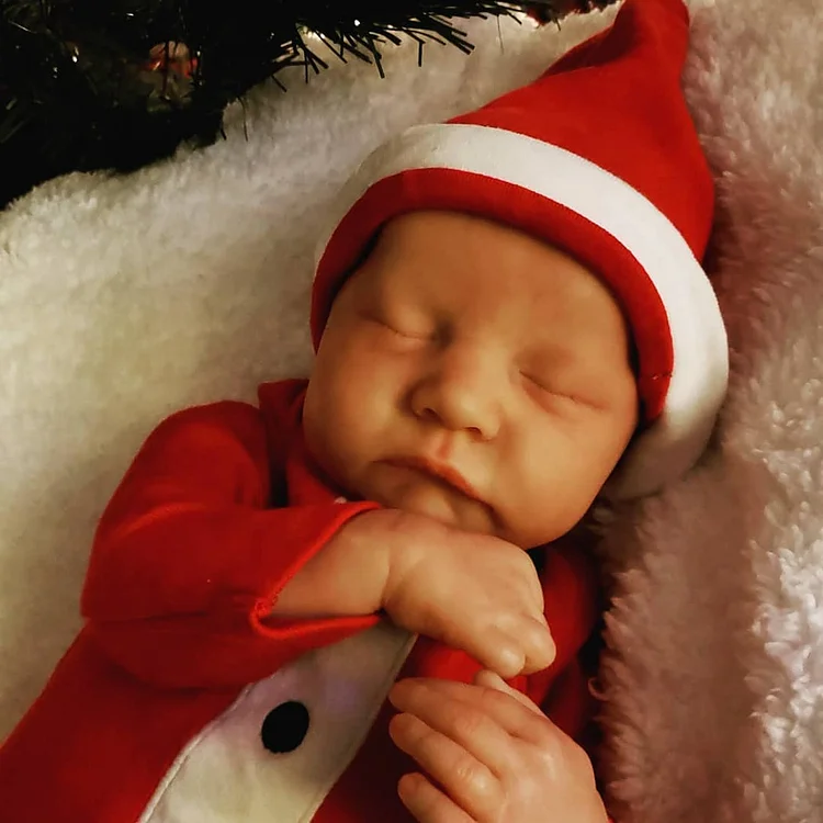 [Holiday Gifts] Reborn Toddlers Baby Boy Leo 20" Soft Weighted Body, Cute Lifelike Handmade Silicone Doll Set, Gift for Kids Rebornartdoll® RSAW-Rebornartdoll®