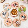 8PCS Special Shape Diamond Painting Coasters Kits (Puppy)