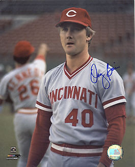 DOUG BAIR CINCINNATI REDS ACTION SIGNED 8x10