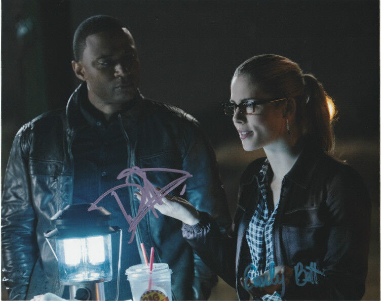 Arrow Emily Bett Rickards David Ramsey Autographed Signed 8x10 Photo Poster painting COA