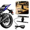 Electric Motorcycle License Plate Mount for CFMOTO 450SR 450NK 450MT 675NK Universal License Plate Holder Adjustable 160-Degree Rotation