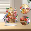 DIY Flower Bird Cage Diamond Painting Ornaments（Single-Sided）