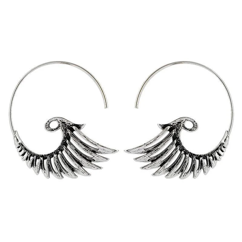 Women plus size clothing Ethnic Retro Alloy Earrings Wholesale Cheap Jewelry-Nordswear