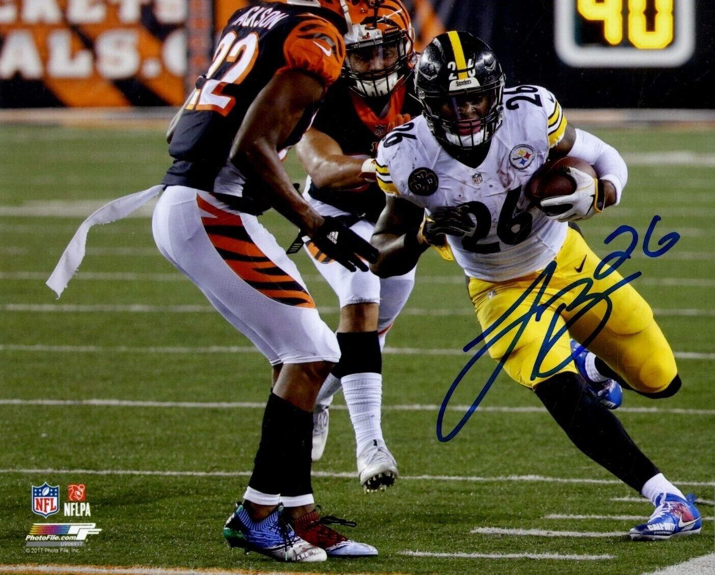 Le'Veon Bell Autographed Signed 8x10 Photo Poster painting ( Steelers Jets ) REPRINT