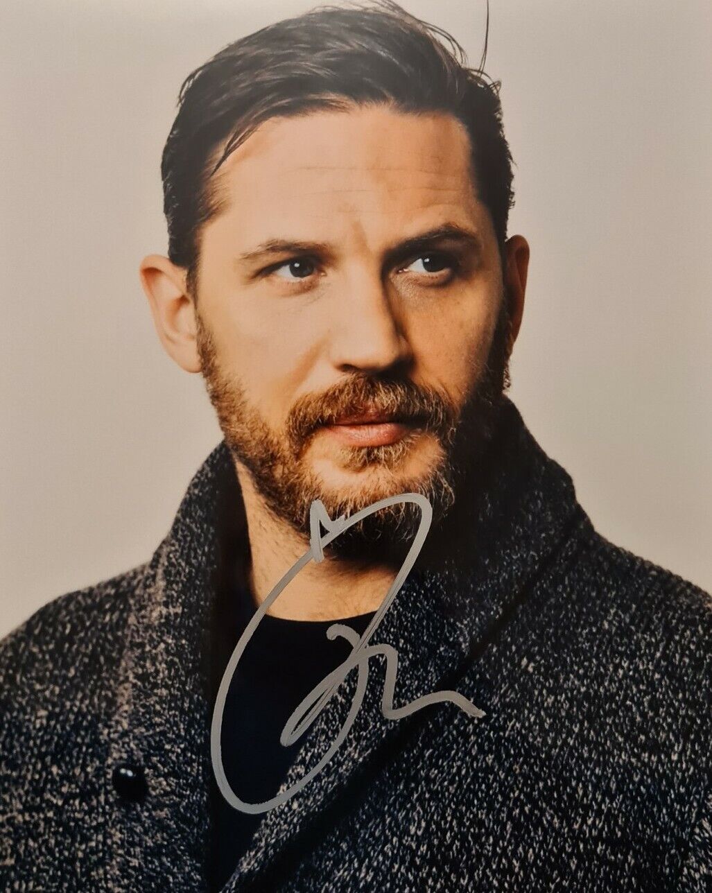 Tom Hardy Signed Autographed 8x10 Photo Poster painting Actor