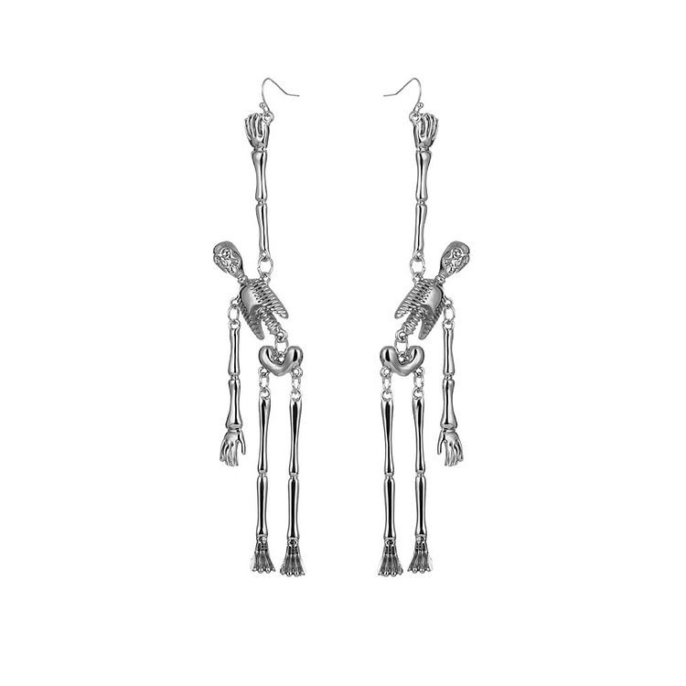 Halloween Skull Skeleton Earrings
