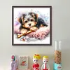 Bone Puppy-11CT Stamped Cross Stitch 40*40cm/15.75*15.75in tapestrymarket