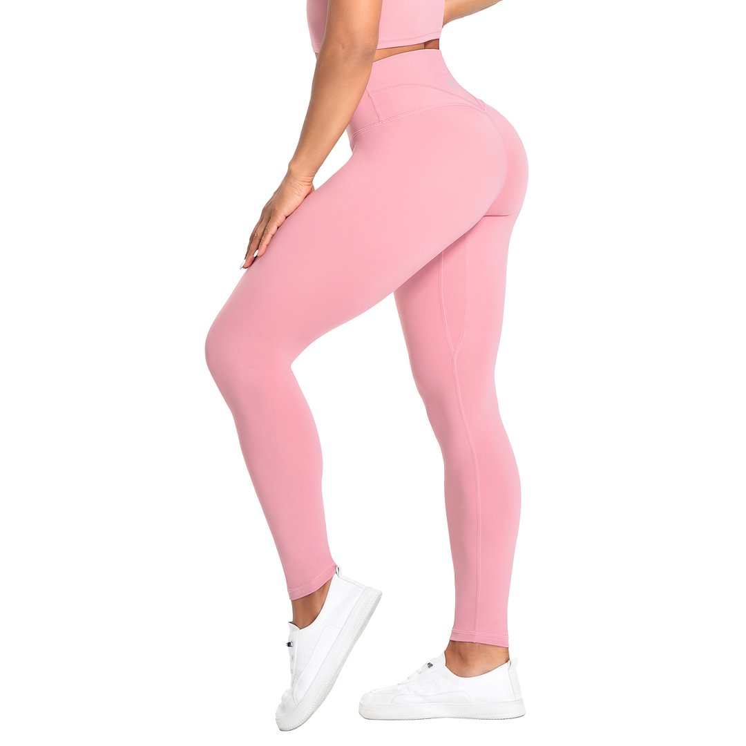 Seamless hip-lifting yoga pants women's sports tight-fitting yoga fitness pants:UUE High Waist Women's Leggings with Pockets