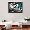 Cat Kiss Butterfly-11CT Stamped Cross Stitch 40*50cm
