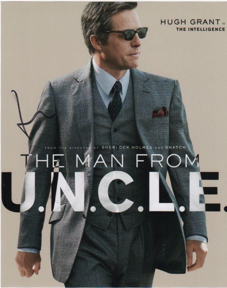 Hugh Grant Man from UNCLE Autographed Signed 8x10 Photo Poster painting COA