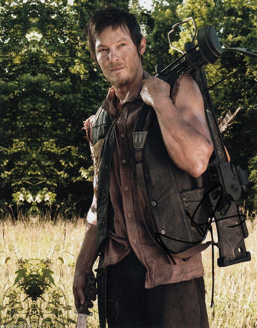 Norman Reedus - The Walking Dead Autograph Signed Photo Poster painting Print 1