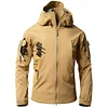 💥 2025 Hot Sale! Autumn and Winter Outdoor Camouflage Waterproof Shark Skin Soft Shell Breathable Three-in-one Men's Jacket