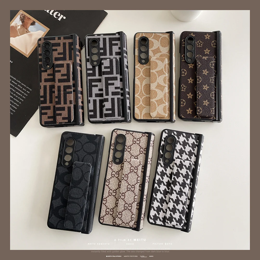 Vintage Wristband Case For Galaxy Z Fold 3/4