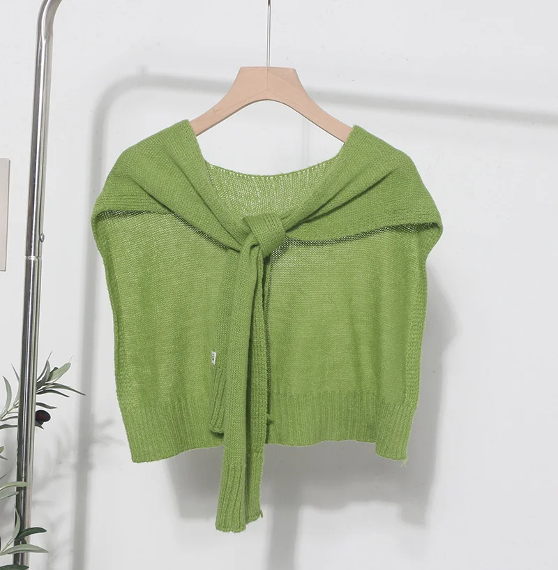 Uveng Ma Hai Mao Shawl Fluffy Soft Outside With A Scarf Neck Autumn Winter Hair Weaving Small Canopy Woman 1801