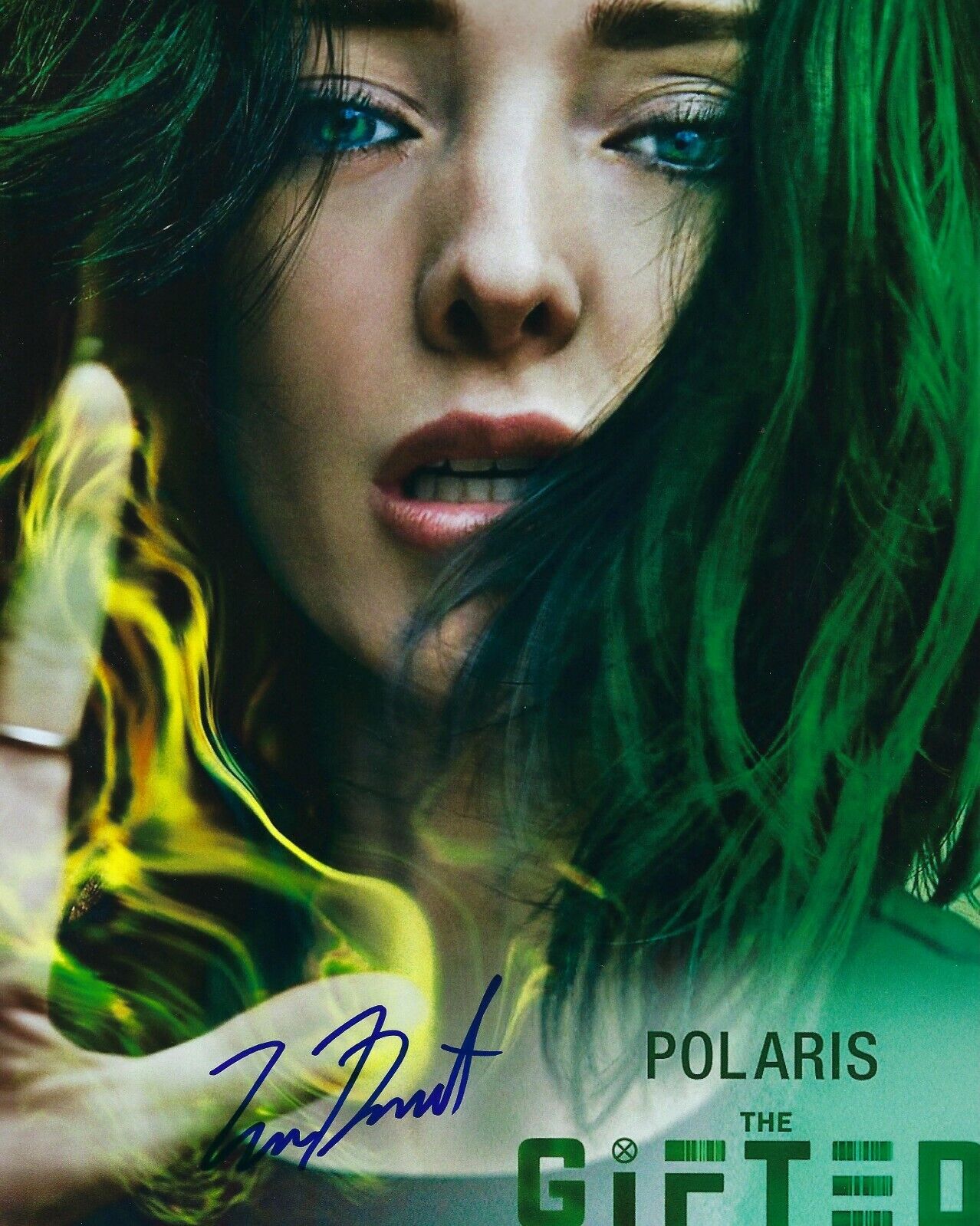 GFA The Gifted Lorna Dane Polaris * EMMA DUMONT * Signed 8x10 Photo Poster painting COA