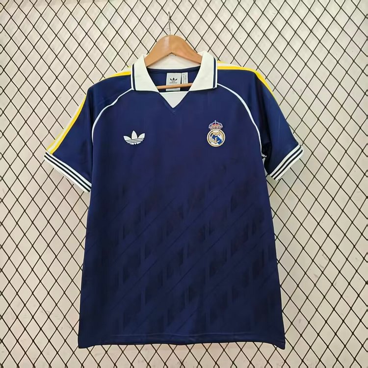 2026-27 Real Madrid Retro Royal Blue Jersey - Fan Edition