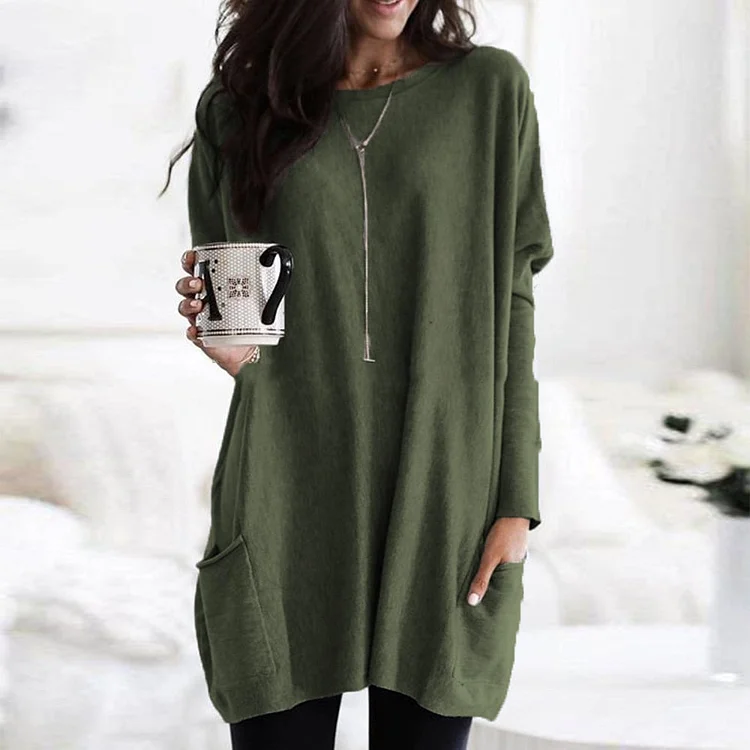Last Day Promotion 48% OFF 🔥New long sleeve casual pocket t-shirt