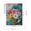 (US Only)Partial AB Diamond Painting - Full Round Drill - Flower Basket (Canvas|45*55cm)
