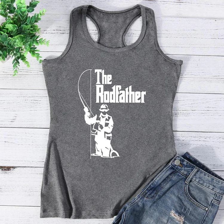 The Rodfather Fishing Vest Top-Annaletters