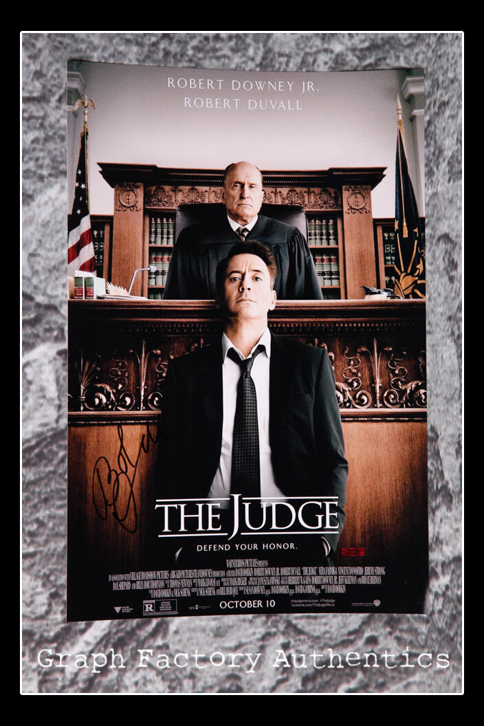 GFA The Judge Movie * ROBERT DUVALL * Signed 12x18 Photo Poster painting AD1 PROOF COA