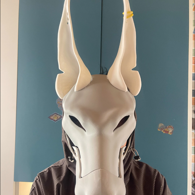 Death God Anubis Beast Costume Headpiece