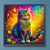 Diamond Painting-DIY Full Round Drill Cat