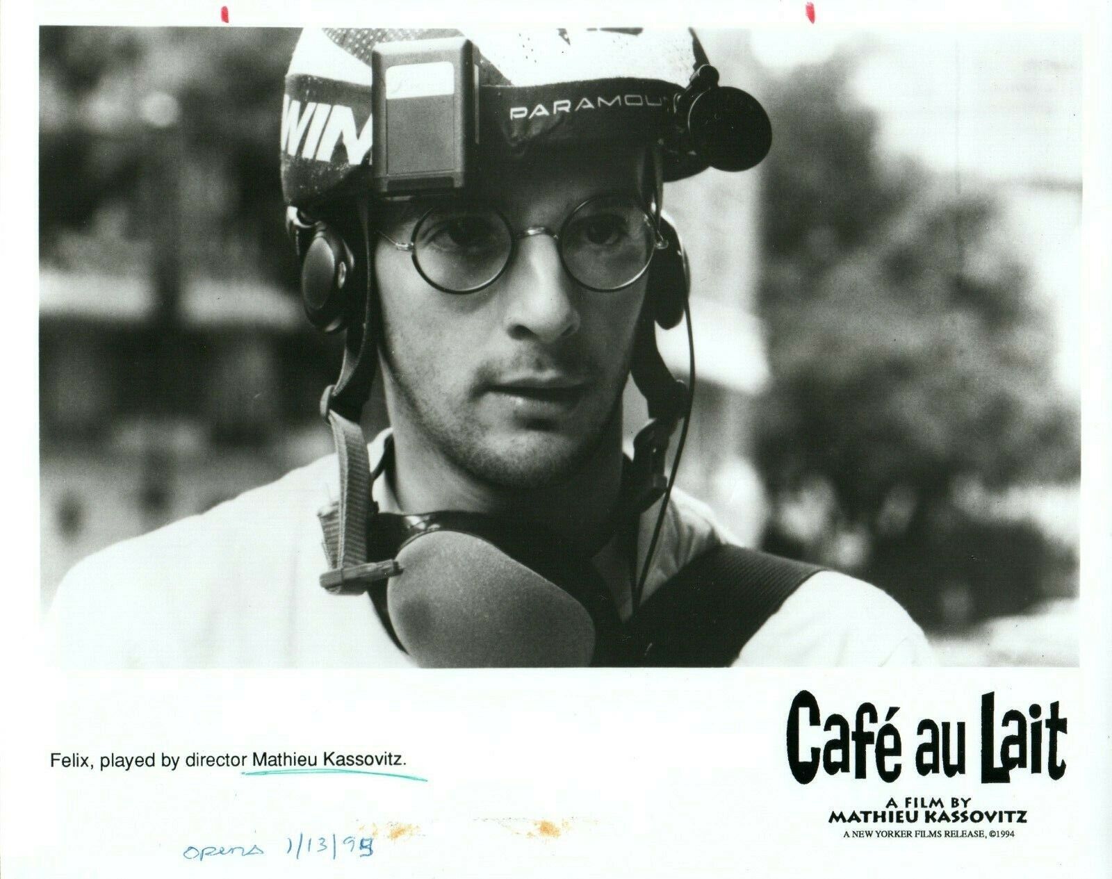 MATHIEU KASSOVITZ Actor Director CAFE AU LAIT Movie 8x10 Promo Press Photo Poster painting 1993