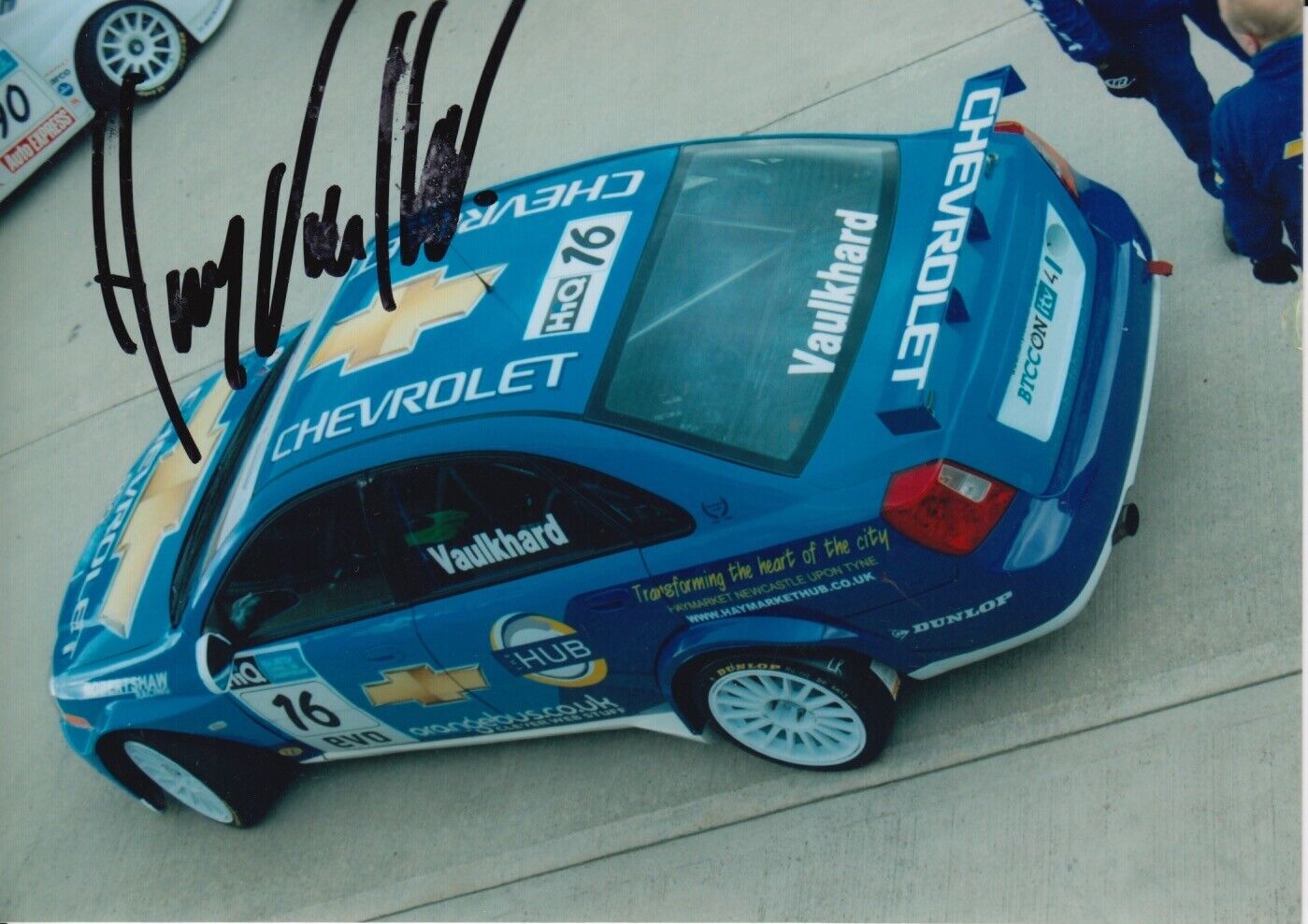 Harry Vaulkhard Hand Signed 7x5 Photo Poster painting - Touring Cars Autograph.