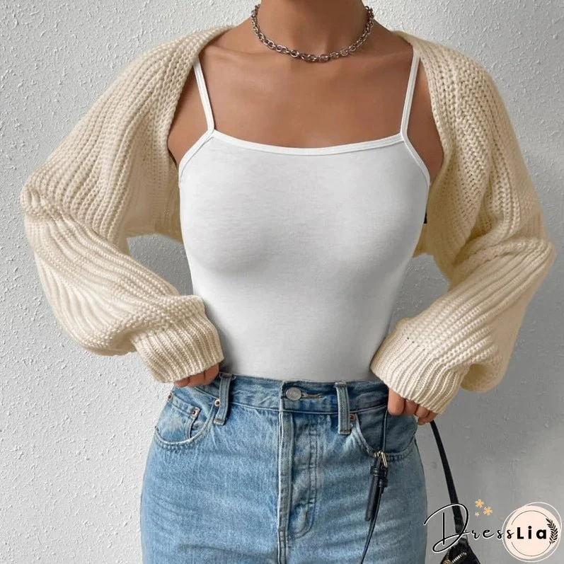 Women's Color For Outer High-grade Long Sleeve Sweaters