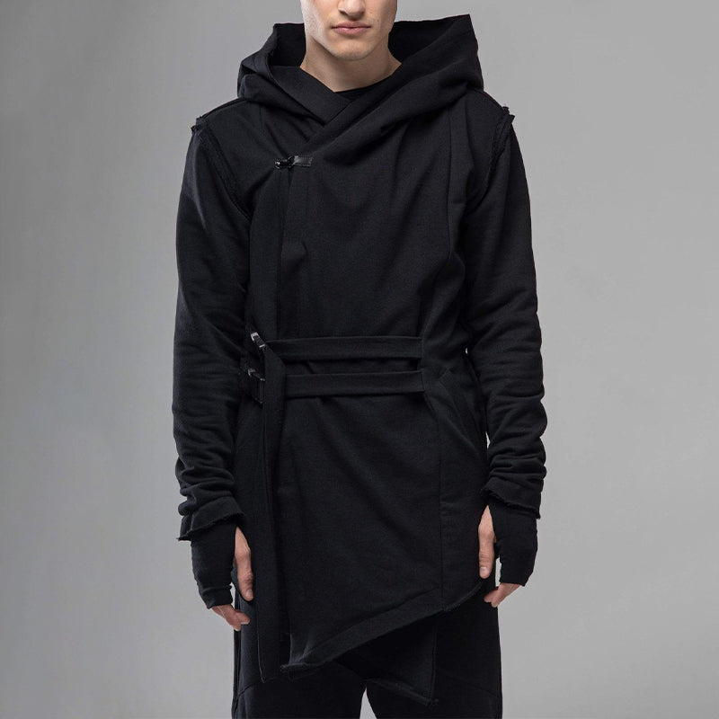 Hooded Black Warrior Cardigan