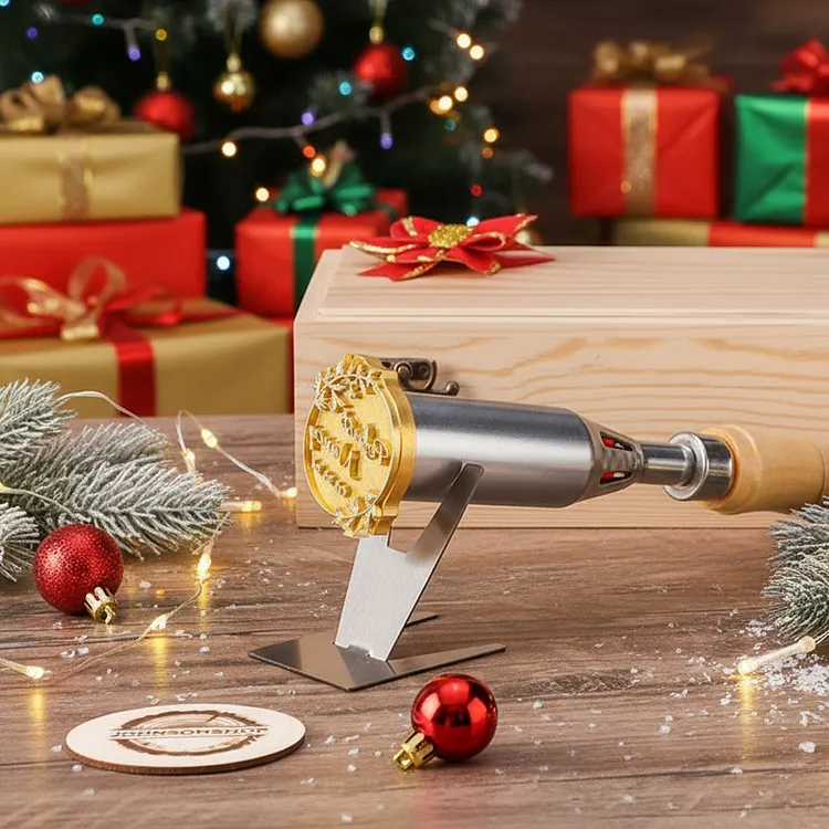 Personalized Wood Branding Iron, Custom Electric Branding Iron with Custom Stamp, Christmas Gift for Woodworkers