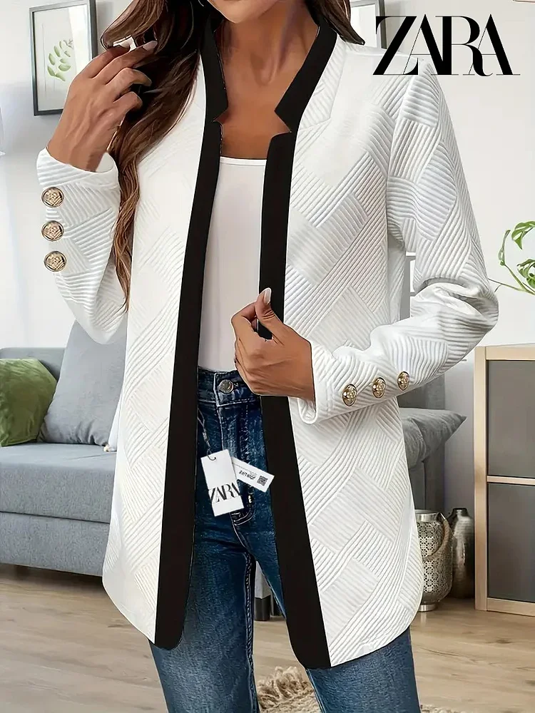 Ležérní bunda s dlouhým rukávem ZARA