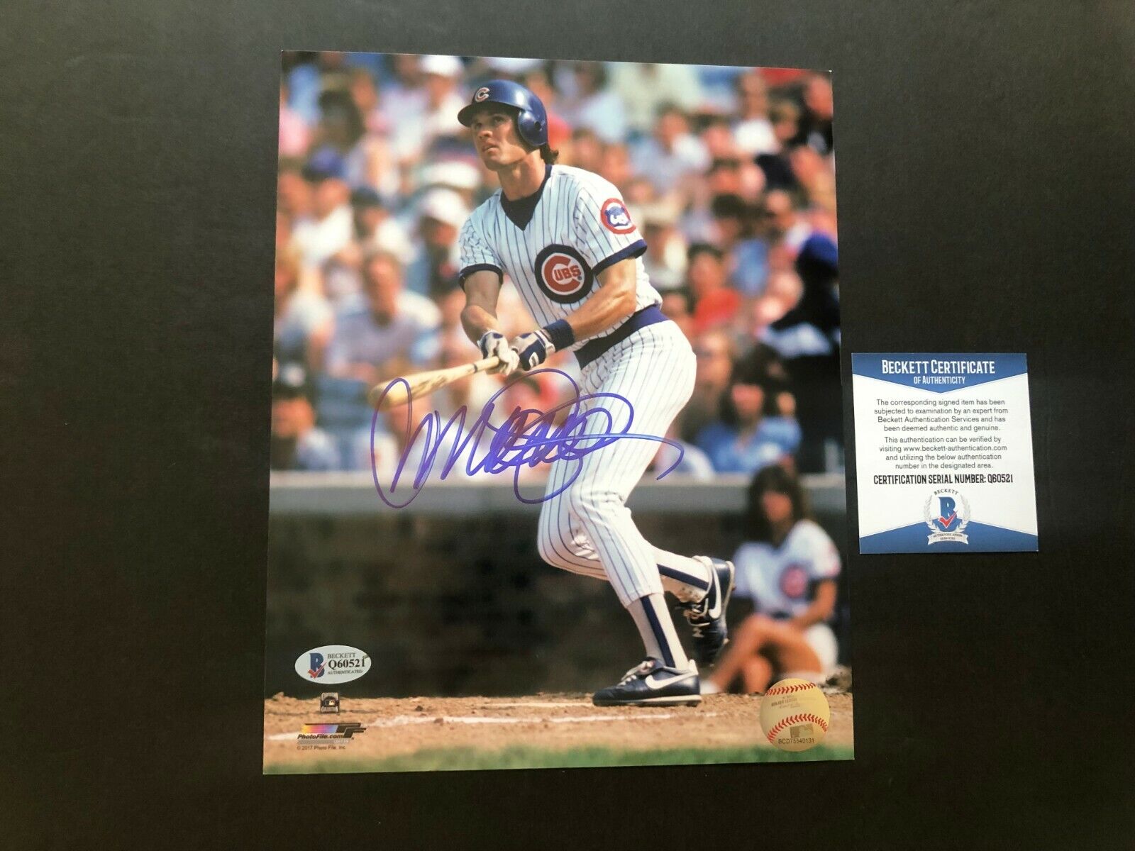 Ryne Sandberg Hot signed autographed Chicago Cubs HOF 8x10 Photo Poster painting Beckett BAS Coa