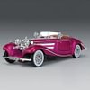 1:24 Retro Car Imitation Real Alloy Nostalgic Classic Car Car Model Ornaments Boys Toy Car