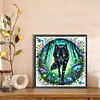 Wolf - Rundbohrer Diamant Malerei - 30 * 30cm