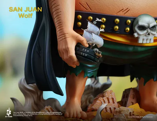 DX Studio - Sanjuan Wolf Blackbeard Pirates 9th One Piece Statue(GK)
