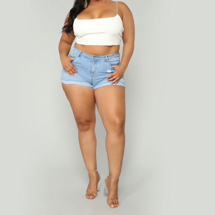  thdmladies Light Blue Denim Shorts thedmladies