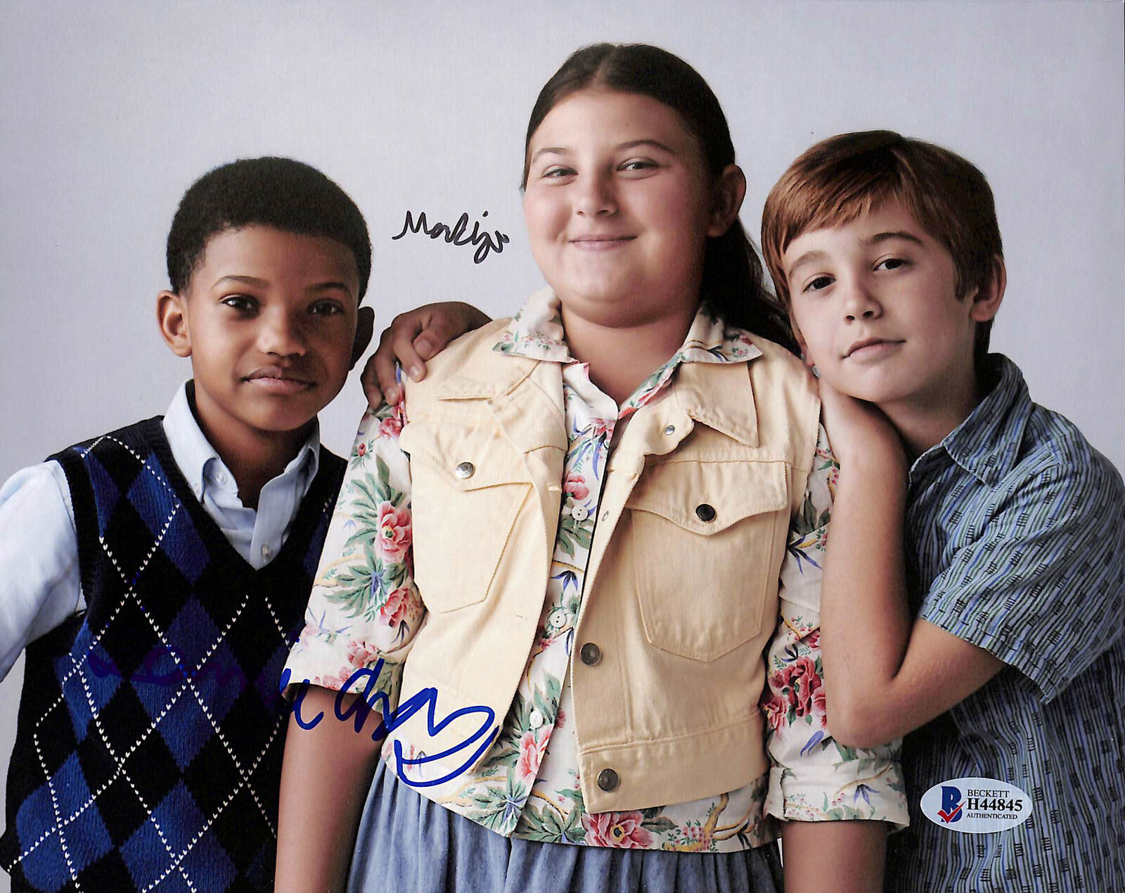 Lonnie Chavis & Mackenzie Hancsicsak This Is Us Signed 8x10 Photo Poster painting BAS #H44845