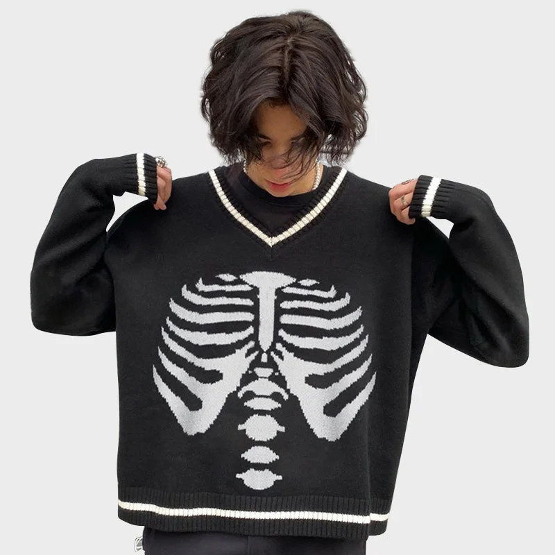 Let Me Down Slowly Skeleton Sweater