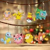 8Pcs DIY Cartoon Double Sided Special Shaped Diamond Painting Keychains