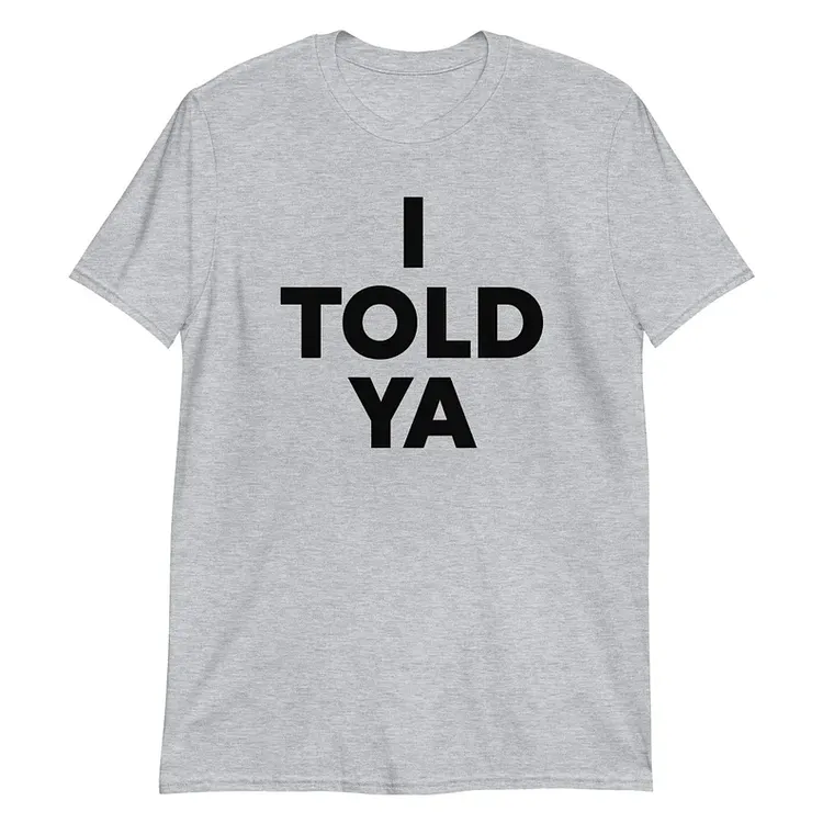 Challengers (2024) Tashi Donaldson Gray I TOLD YA T Shirt Outfits Cosplay Costume Halloween Carnival Suit