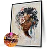 Diamond Painting -DIY Round Drill Girl(40x50 CM)