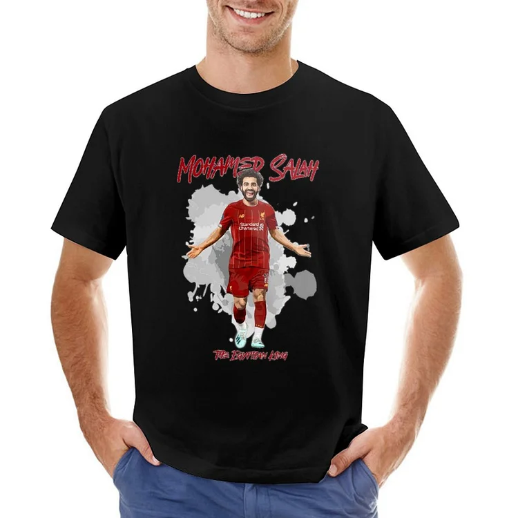 Mohamed Salah Inspired The Egyptian King Men's Soccer Culture Tee