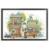 Flower Market -14CT Stamped Cross Stitch Kit(40*27cm)