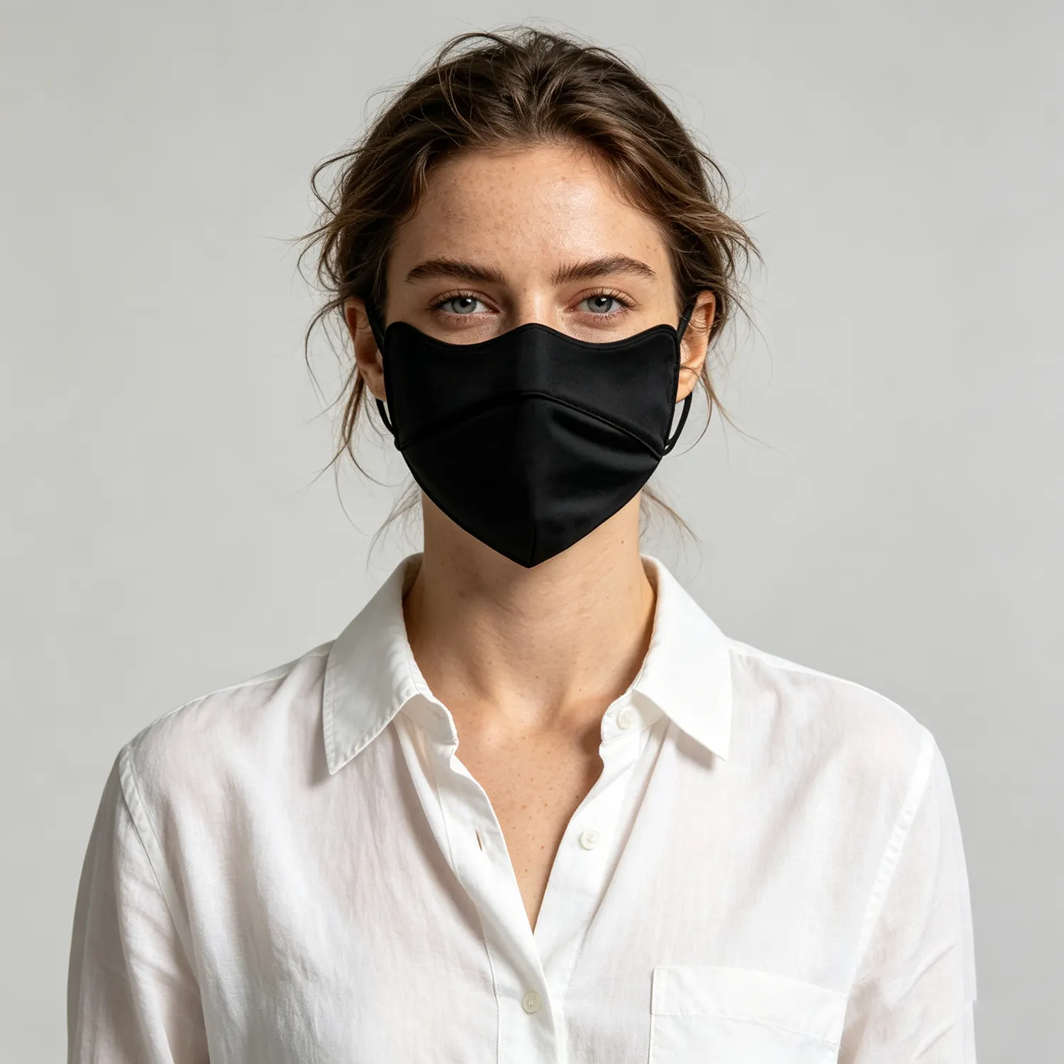 100% Silk Face Mask 19 Momme Lightweight Breathable Sun Shade for Women REAL SILK LIFE