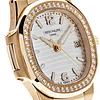 Patek Philippe Ladies Nautilus Quartz Rose Gold Diamond Bezel 7010/1R-011