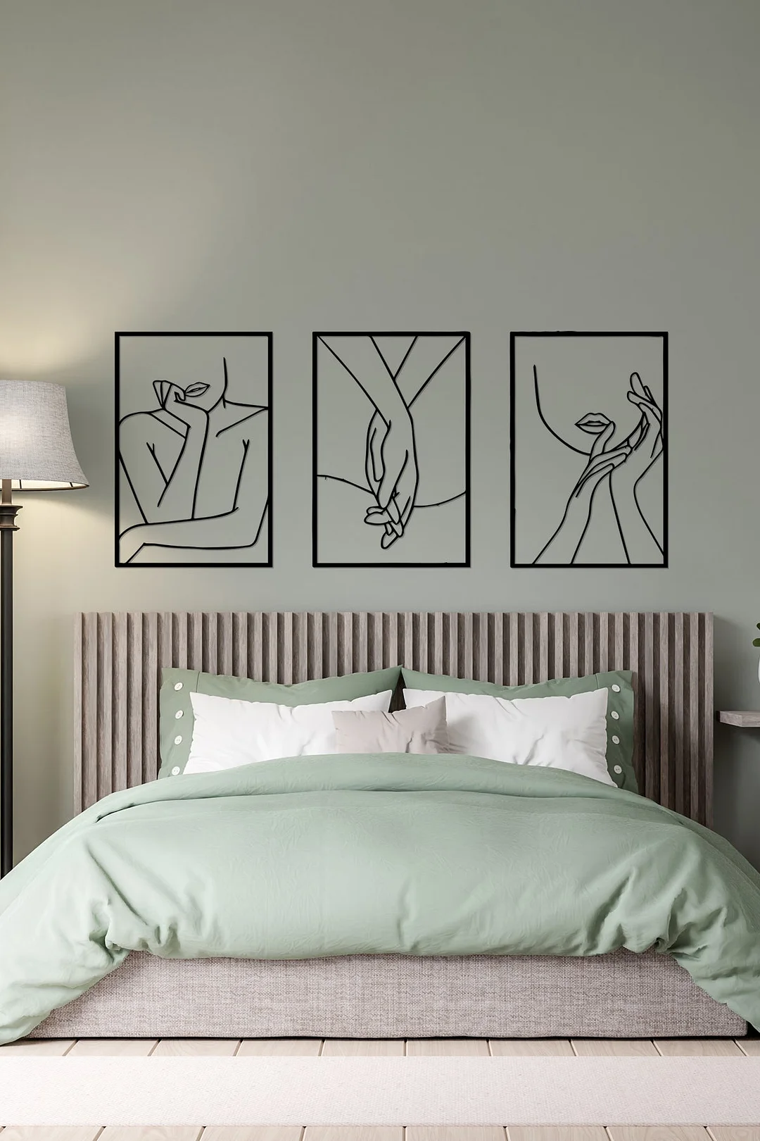 Abstract Woman Body Decor, Metal Wall Art, Oversized and Large Wall Art ...