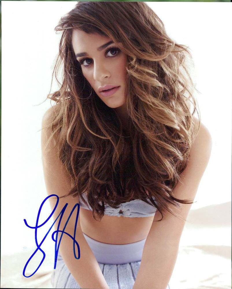 Lea Michelle signed authentic 8x10 Photo Poster painting COA